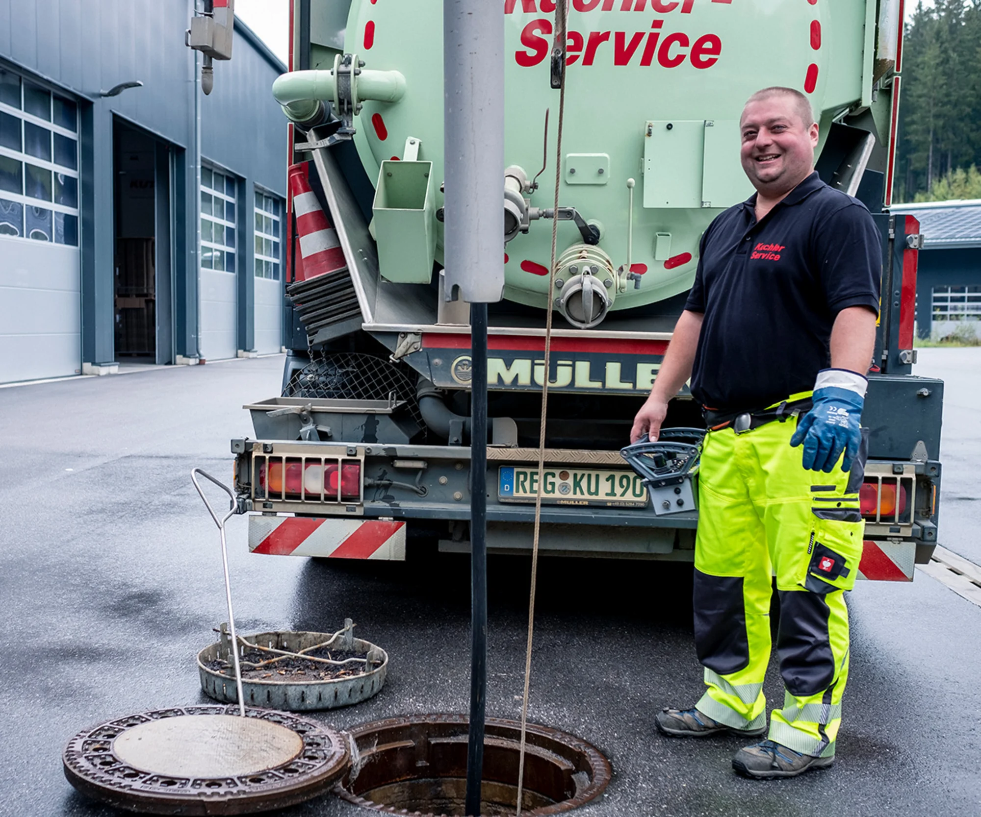 TV Kanaluntersuchung in Eppenschlag mit Kameratechnik